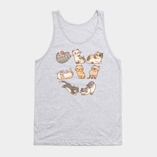 Kawaii Cat Cute Art Cat Owners Gift Tank Top